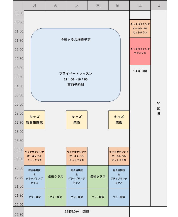 スケジュールリスト